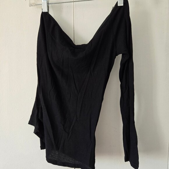 Drop-shoulder Long Sleeve Top - Picture 2 of 6